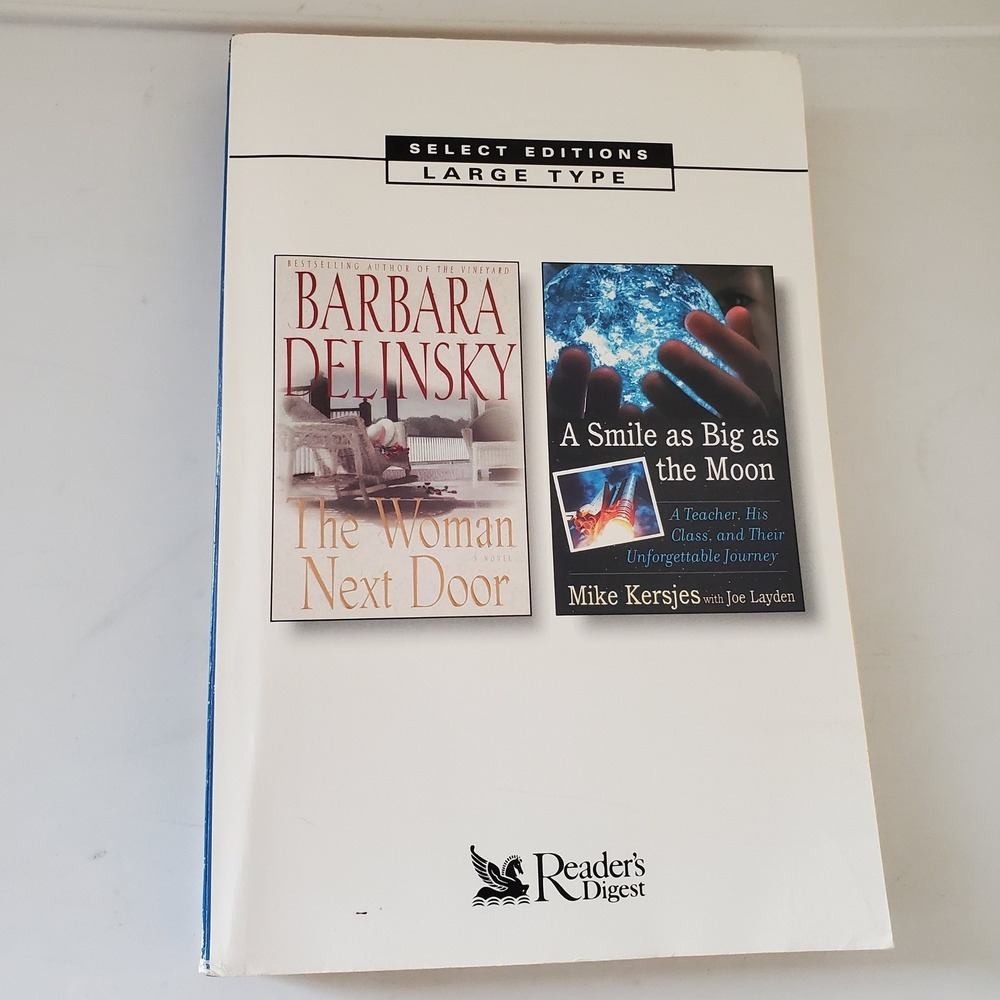 Readers Digest Select Editions Large Type Woman Next Door Smile Big as the Moon